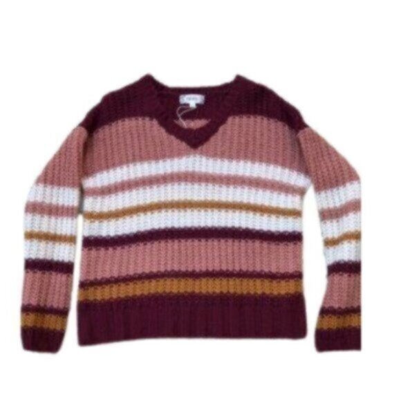 NWT Pink Rose Chunky Warm Comfy Cozy Sweater Size Large - Picture 1 of 4